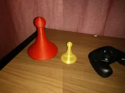 Giant Sorry game piece piggy bank