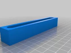 Guide for Cutting holes in popsicle sticks