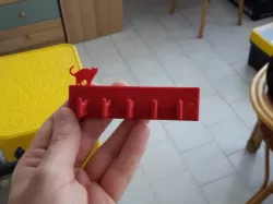 Kitchen hook with cat