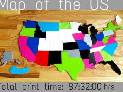 the map of usa states and capitals 3D Models | Page 1 | STLFinder