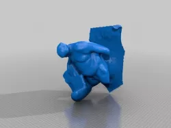 me on computer sculpture