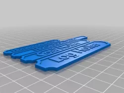 Model Railroad Station Signs (customize)
