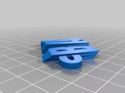 My Customized iamburny's v2  Text - Name Keyring / Keyfob