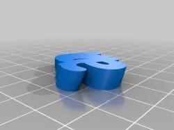My Customized iamburny's v2  Text - Name Keyring / Keyfob