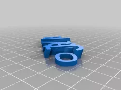 My Customized iamburny's v2  Text - Name Keyring / Keyfob
