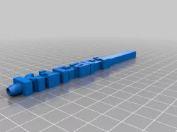 My Customized Retro Font Word Pen