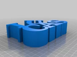 My Customized Variable WORD Sculpture