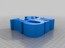 My Customized WORD Sculpture