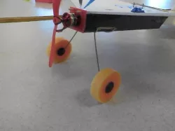 Pool Noodle Wheel hub for RC planes