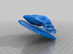 Predator/ Halo Skull Wall Plak?