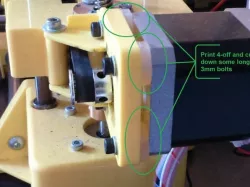 Print-Rite DIY 3D - Y-Belt Spacer