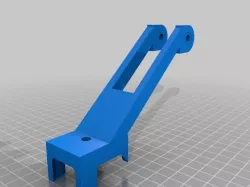 Puppy wheelchair with extra 'leg' and larger wheels and longer cradle