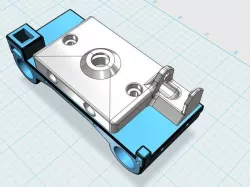 Robo 3D Bowden Adapter with Chain Attachment