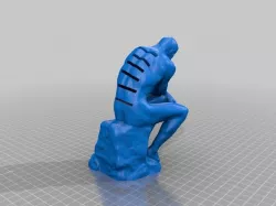 Rodin's Thinker SD Card Holder