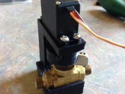 Servo Valve from Ball Valve + Hobby Servo