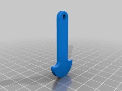 Shopping trolley key