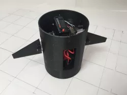 Stabilized Roll Axis Canard Rocket [NAZE32 Board]