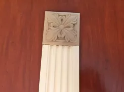 Victorian Rosette Block for door and window trim