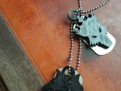 Warhammer40k Space Wolf  Medallion