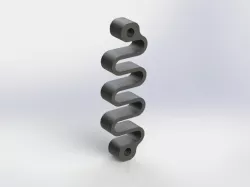 3D printed RC truck V3: Plastic Springs