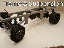3D printed RC truck V3: Stock Frame