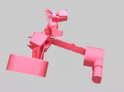 Adapter on top of a cable Chuck