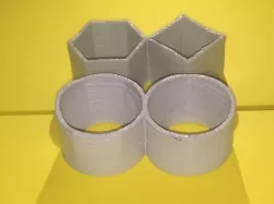 Ambiguous Cylinder Illusion - Hexagon and Square