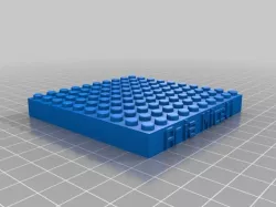 Aria 10 by 10 Lego Block Necklace/Keychain