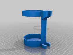 Beer holder for 20 mm crutches