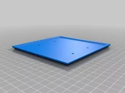 Blank electrical box plate