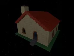 Classic Roblox - Happy Home in Robloxia *New Separated Model For Use w/ Roblox Figures*