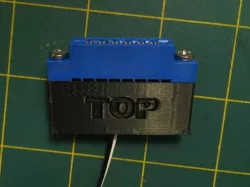 Commodore user port and cassette port connector cases