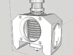 Cooler para Kossel com Hotend E3D V6