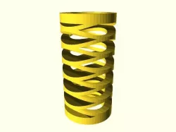 Customizable spring