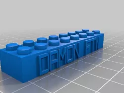 Damon Lego keychain