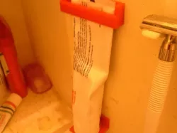 Door Tooth Paste Holder