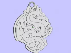 dragon keychain