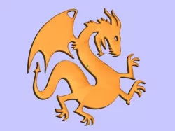 dragon keychain