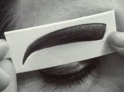 Fierce Eyebrow Stencil