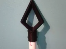 Finial Diamond (for PVC Halloween Fence)