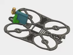 FlexRC Mini Owl video transmitter holder