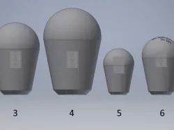 Gear knobs for CAE Ultra Shifters - 8 Versions