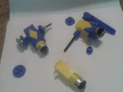 Geared MOTORs to Meccano and Lego Conversion - Kit Parts - UPDATED - AXLES and PEGS
