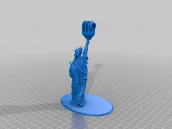 Heero Statue of Liberty stand