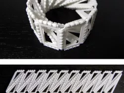 Hinged flat torus