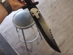 Laser Engraved knife