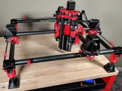 Mostly Printed CNC "MPCNC" BURLY J-25.4mm = 1" OD