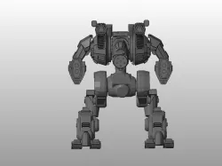 MWO Style Blood Asp Battletech boardgame miniature (Outdated)
