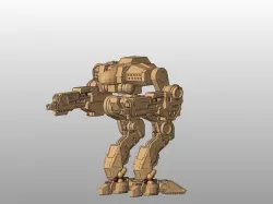 MWO Style Cougar Battletech boardgame miniature (Outdated)