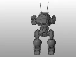 MWO Style UrbanMech IIC Battletech boardgame miniature